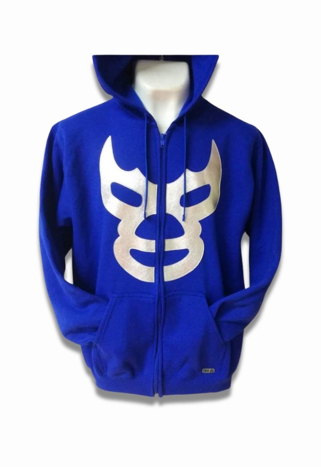 31 SUDADERA MASCARA BLUE DEMON - Imagen 1