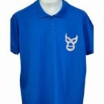 PLAYERA POLO MASCARA BLUE DEMON