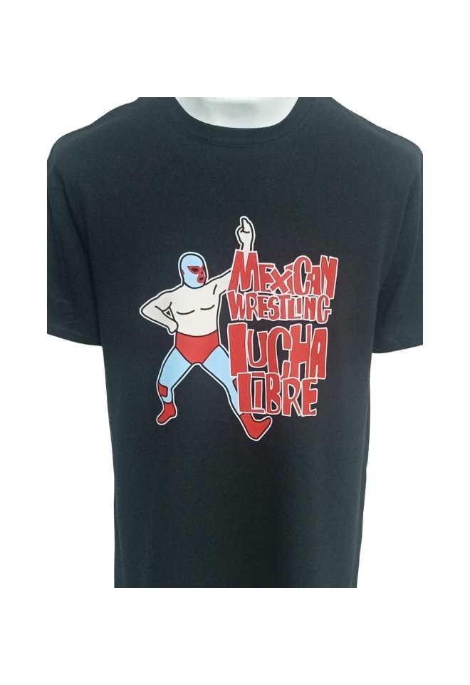 138 PLAYERA HOMBRE MEXICAN WRESTLING - Imagen 1