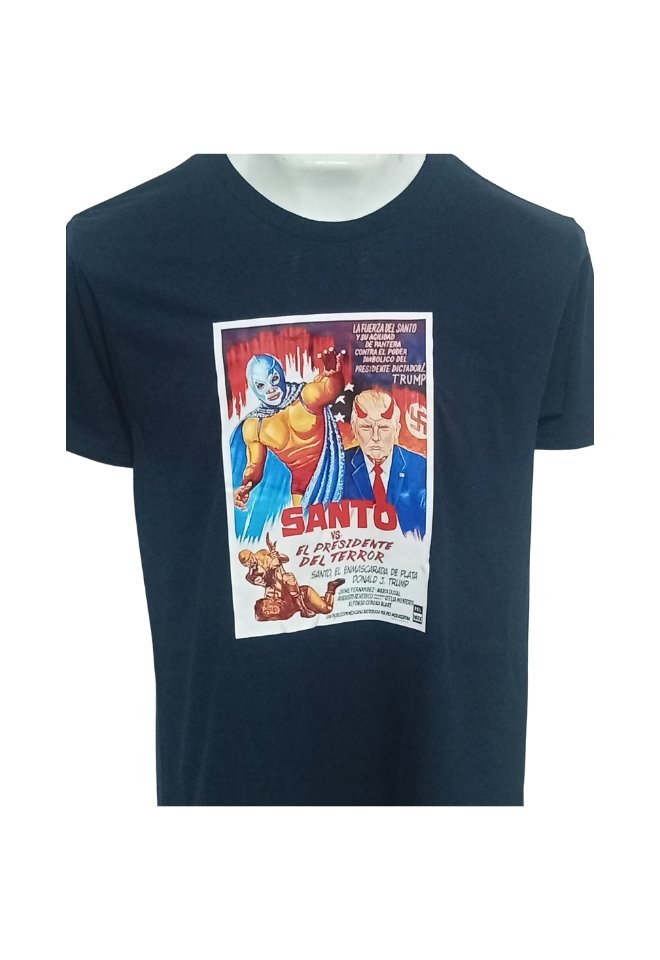 142 PLAYERA HOMBRE LUCHADOR V/S PRESIDENTE DEL TERROR - Imagen 1